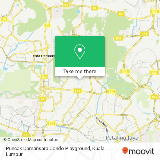 Peta Puncak Damansara Condo Playground