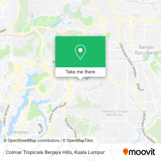 Colmar Tropicale Berjaya Hills map