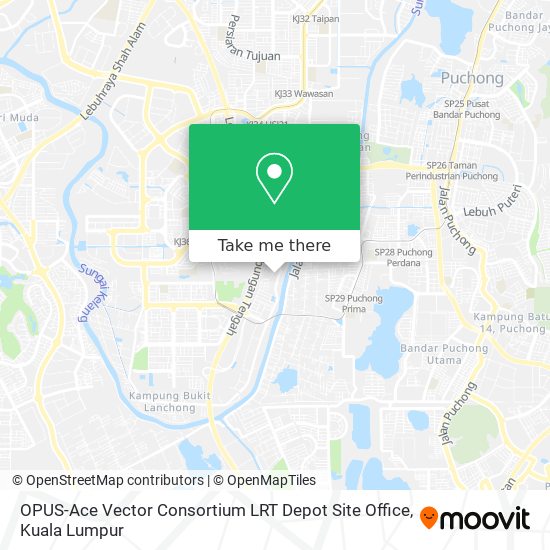 OPUS-Ace Vector Consortium LRT Depot Site Office map
