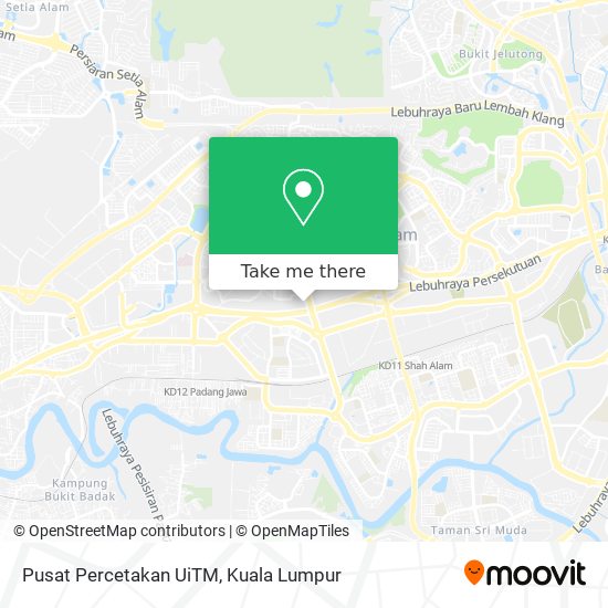 Pusat Percetakan UiTM map