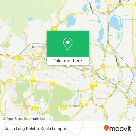 Jalan Lang Kelabu map