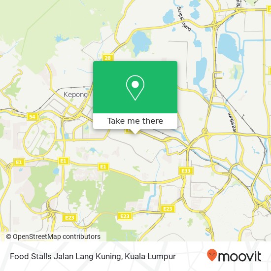 Food Stalls Jalan Lang Kuning map