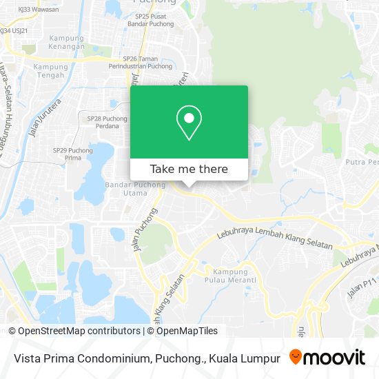 Vista Prima Condominium, Puchong. map