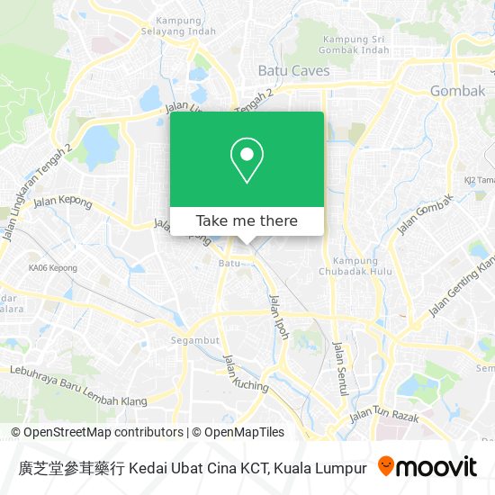 廣芝堂參茸藥行 Kedai Ubat Cina KCT map