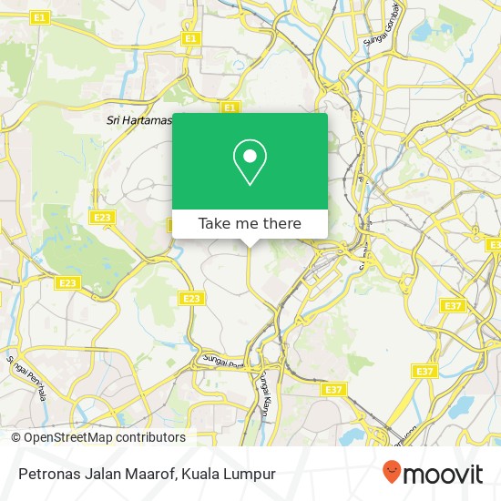 Peta Petronas Jalan Maarof