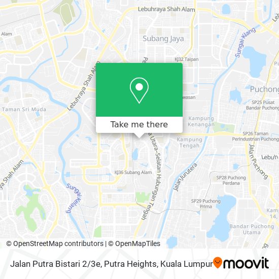 Jalan Putra Bistari 2 / 3e, Putra Heights map