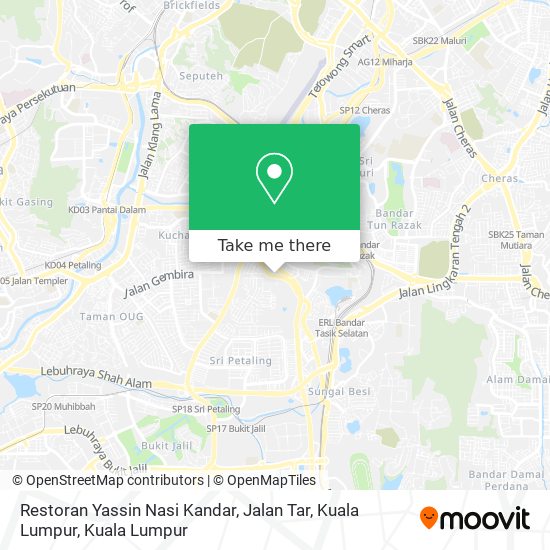 Restoran Yassin Nasi Kandar, Jalan Tar, Kuala Lumpur map