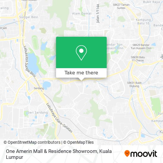 One Amerin Mall & Residence Showroom map