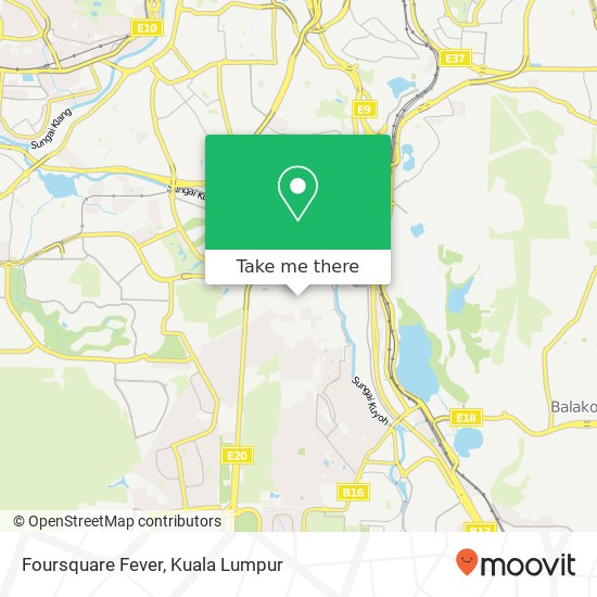 Foursquare Fever map