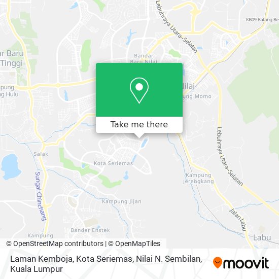 Peta Laman Kemboja, Kota Seriemas, Nilai N. Sembilan