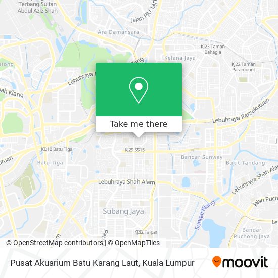 Pusat Akuarium Batu Karang Laut map