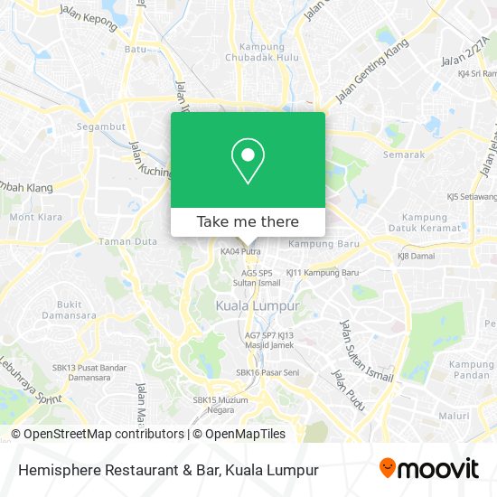 Hemisphere Restaurant & Bar map