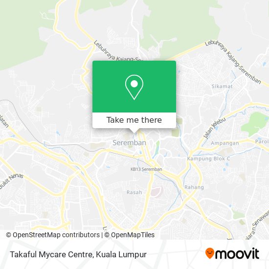 Takaful Mycare Centre map