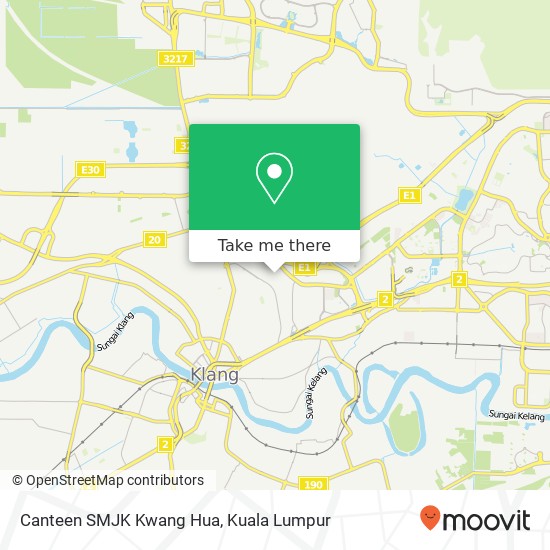 Canteen SMJK Kwang Hua map