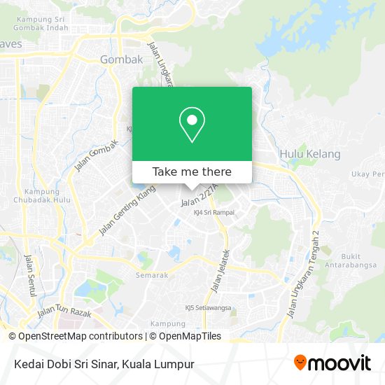 Kedai Dobi Sri Sinar map