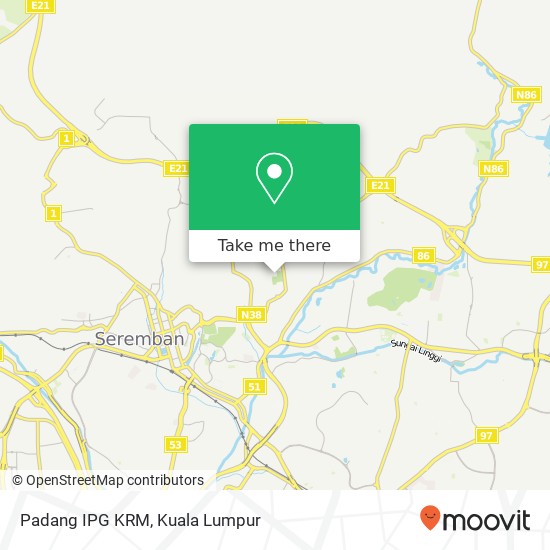 Padang IPG KRM map