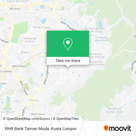 RHB Bank Taman Muda map