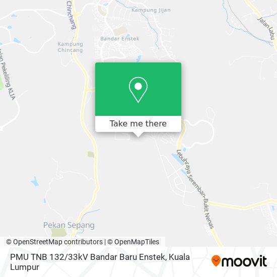 PMU TNB 132 / 33kV Bandar Baru Enstek map