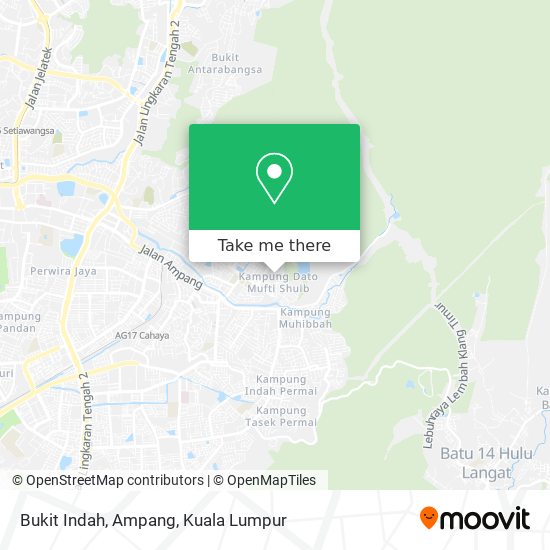 Bukit Indah, Ampang map