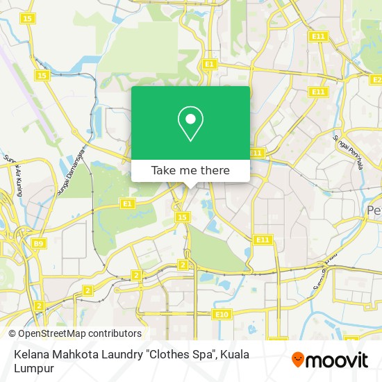 Kelana Mahkota Laundry "Clothes Spa" map