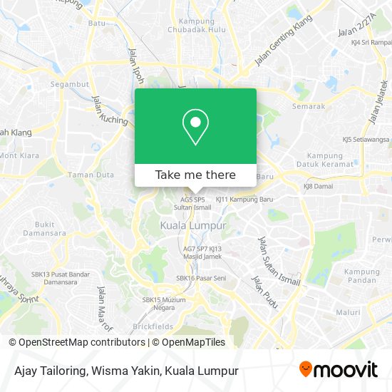 Ajay Tailoring, Wisma Yakin map