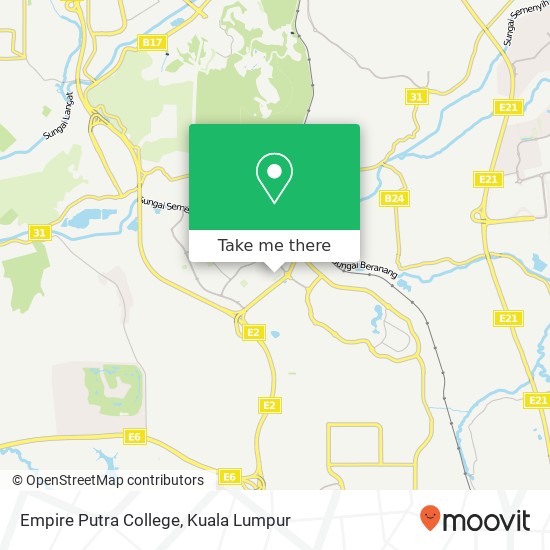 Empire Putra College map