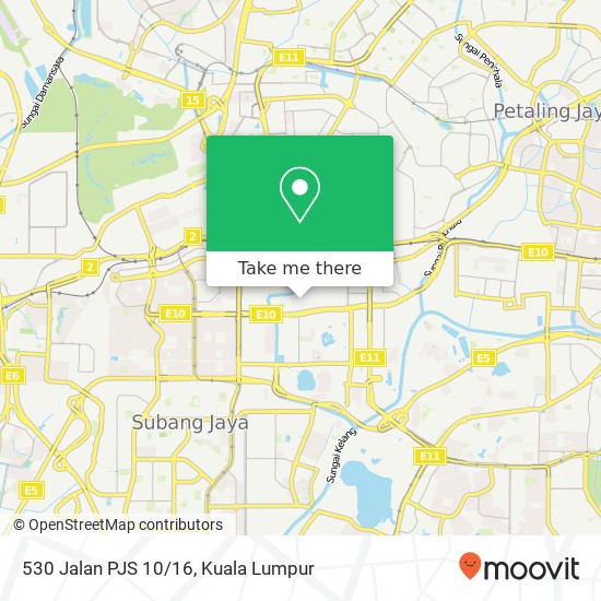 530 Jalan PJS 10/16 map