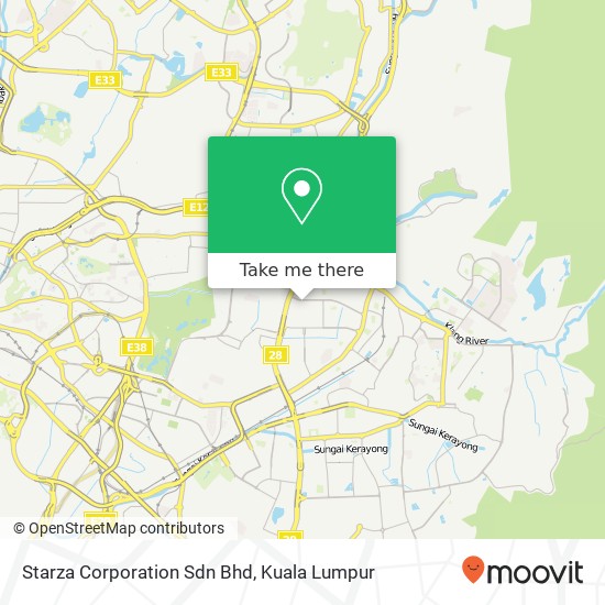 Starza Corporation Sdn Bhd map