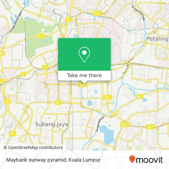 Maybank sunway pyramid map