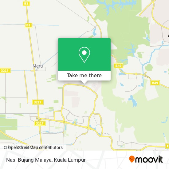 Nasi Bujang Malaya map