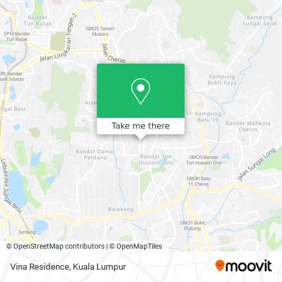 Vina Residence map