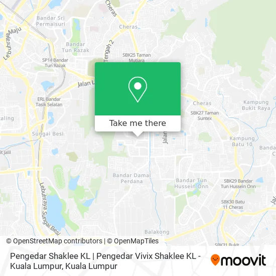 Pengedar Shaklee KL | Pengedar Vivix Shaklee KL - Kuala Lumpur map