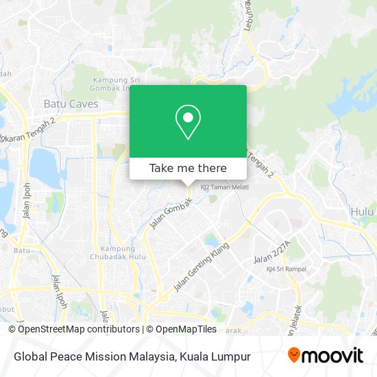 Peta Global Peace Mission Malaysia