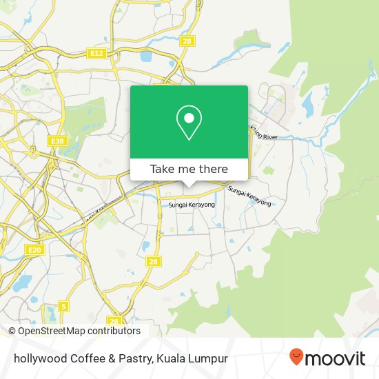 hollywood Coffee & Pastry map