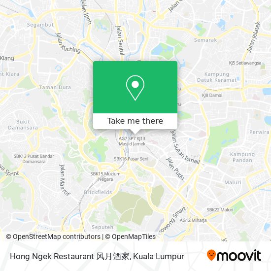 Hong Ngek Restaurant 风月酒家 map