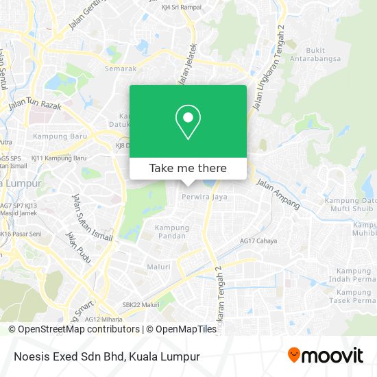 Peta Noesis Exed Sdn Bhd
