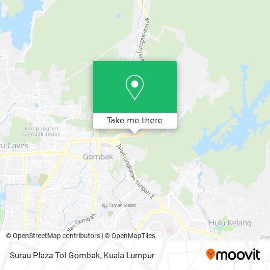 Surau Plaza Tol Gombak map