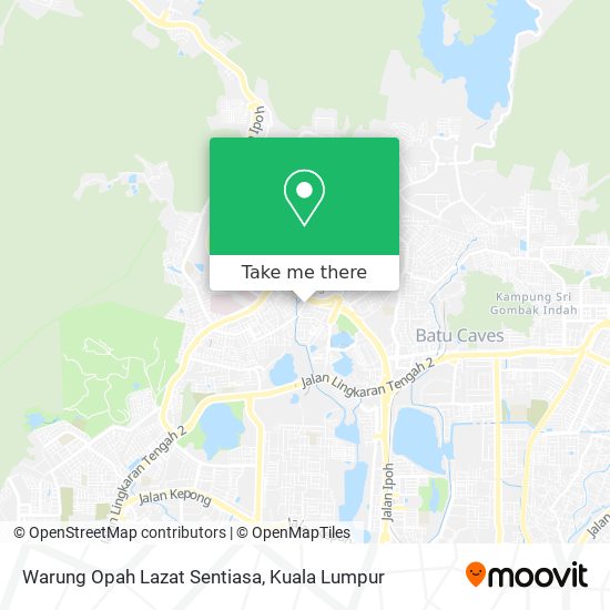 Warung Opah Lazat Sentiasa map