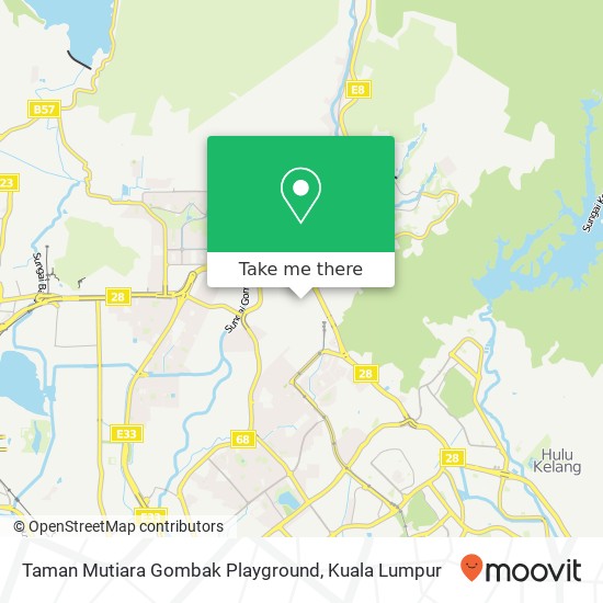 Taman Mutiara Gombak Playground map