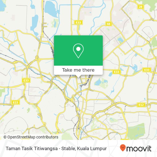 Peta Taman Tasik Titiwangsa - Stable