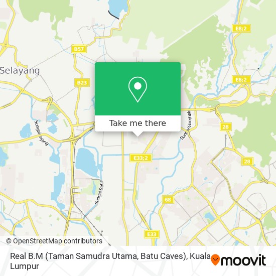 Real B.M (Taman Samudra Utama, Batu Caves) map