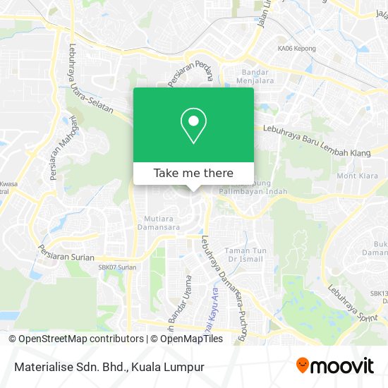 Materialise Sdn. Bhd. map