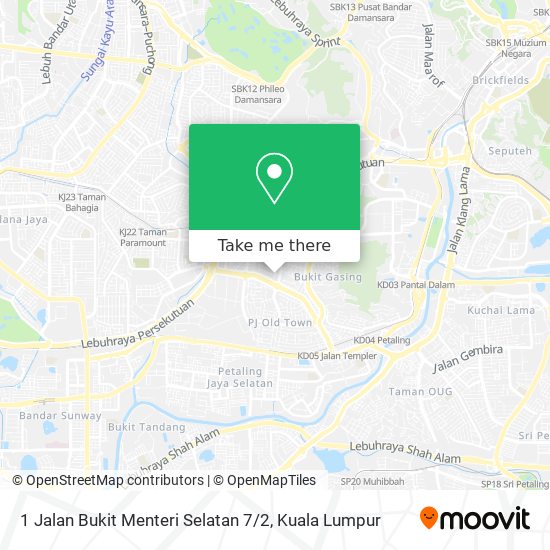 1 Jalan Bukit Menteri Selatan 7 / 2 map