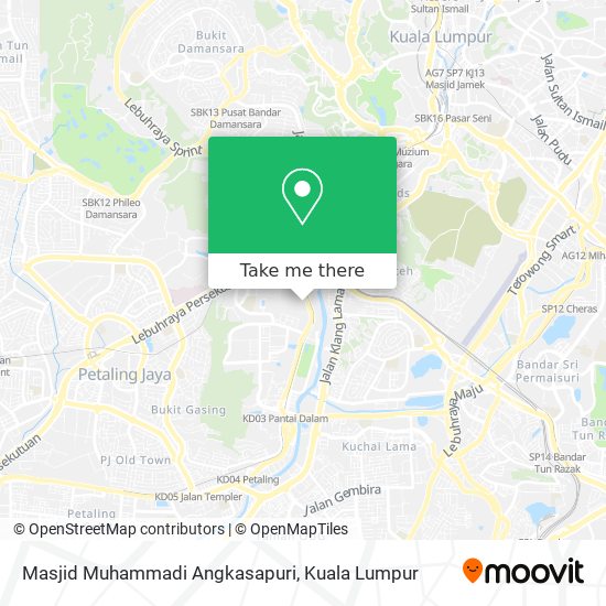 Masjid Muhammadi Angkasapuri map
