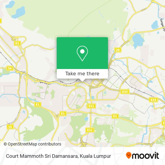 Peta Court Mammoth Sri Damansara
