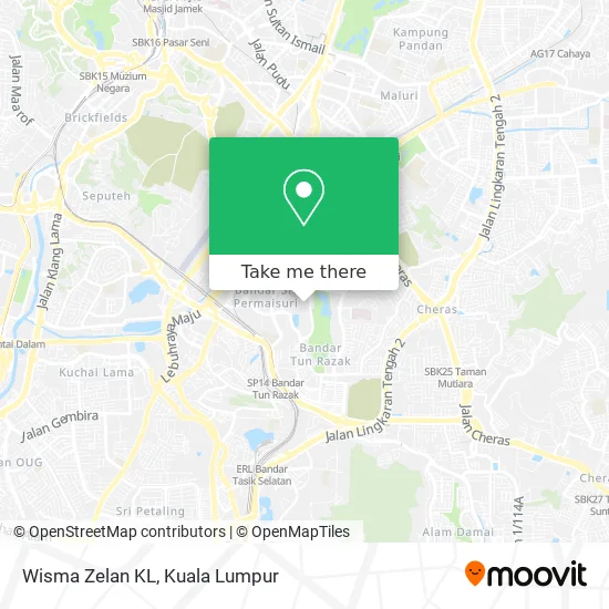 Wisma Zelan KL map