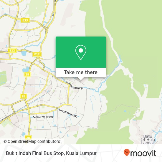 Bukit Indah Final Bus Stop map