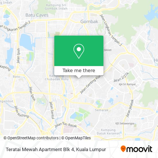 Teratai Mewah Apartment Blk 4 map