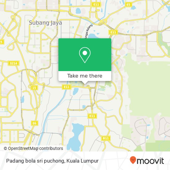 Padang bola sri puchong map