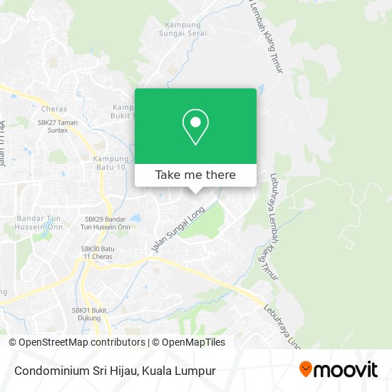 Condominium Sri Hijau map